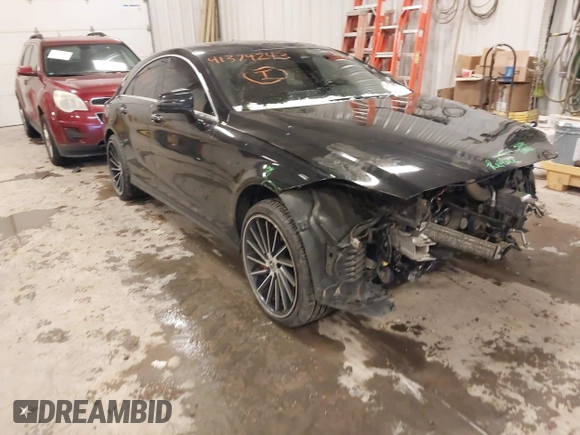 2016 Mercedes-Benz CLS with VIN WDDLJ9BB9GA160868, listed as a IAAI auction lot 41374243 with 174,985 mi miles. Bid and sale history available at carsss.com. Image 1.