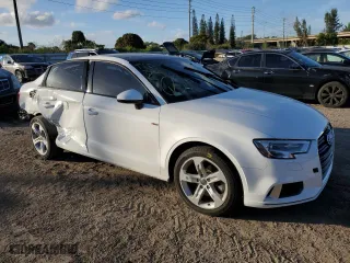 2018 Audi A3 Sedan Premium with VIN WAUAUGFF8J1051851, listed as a Copart auction lot 35794973 with 64,097 mi miles. Bid and sale history available at carsss.com. Image 4.