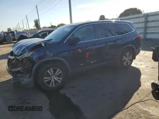 2018 Honda Pilot EX-L with VIN 5FNYF5H6XJB010514, listed as a Copart auction lot 42861075 with 85,757 mi miles and Salvage title. Bid and sale history available at DreamBid. Image 1.