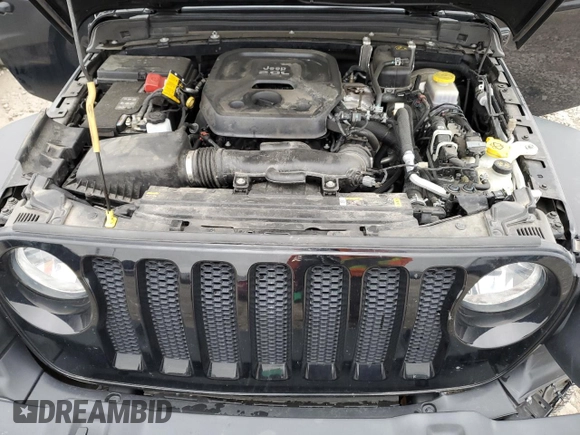 2022 Jeep Wrangler Unlimited Sport with VIN 1C4HJXDN4NW144864, listed as a Copart auction lot 81532584 with 34,830 mi miles and Salvage Title. Bid and sale history available at DreamBid. Image 13.