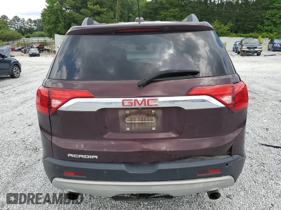 2017 GMC Acadia SLT with VIN 1GKKNMLS9HZ212681, listed as a Copart auction lot 60003355 with 117,370 mi miles and Salvage title. Bid and sale history available at DreamBid. Image 6.