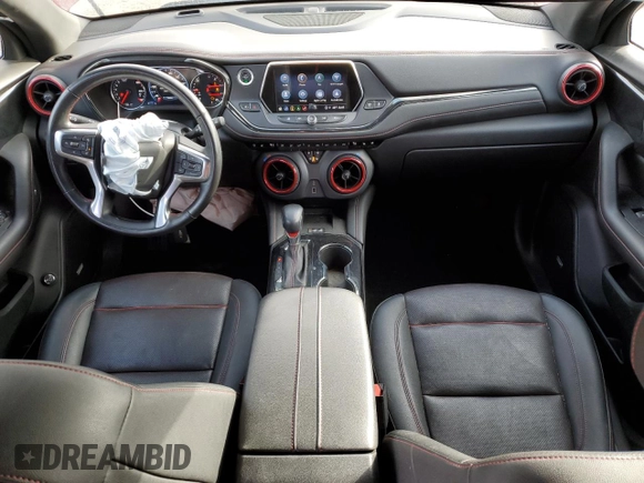 2021 Chevrolet Blazer RS with VIN 3GNKBKRS8MS554301, listed as a Copart auction lot 51752175 with 60,475 mi miles and Salvage title. Bid and sale history available at DreamBid. Image 8.