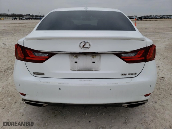 2015 Lexus GS 350 with VIN JTHBE1BL1FA000565, listed as a Copart auction lot 44834825 with 128400 miles and Salvage Title. Bid and sale history available at carsss.com. Image 6.