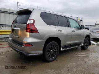 2021 Lexus GX with VIN JTJAM7BX0M5290998, listed as a Copart auction lot 48205235 with 49,974 mi miles and Salvage Title. Bid and sale history available at carsss.com. Image 3.