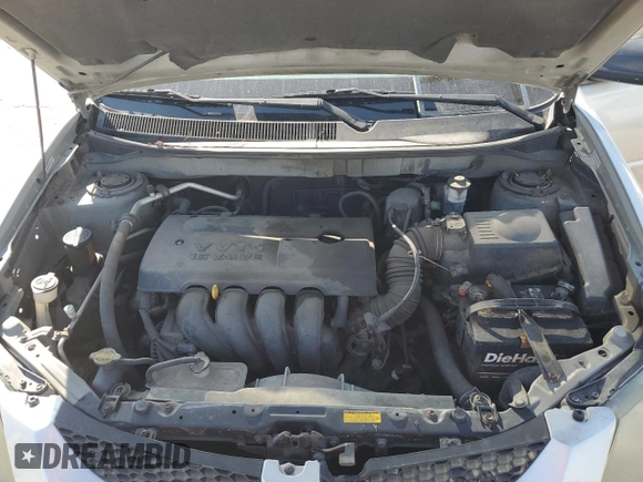 2004 Pontiac Vibe with VIN 5Y2SL62874Z455192, listed as a Copart auction lot 53848735 with 248,746 mi miles and Salvage Title. Bid and sale history available at carsss.com. Image 11.