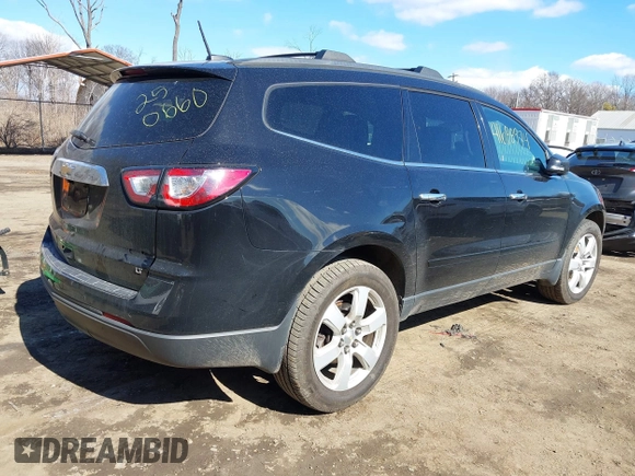 2016 Chevrolet Traverse LT with VIN 1GNKVGKD0GJ273082, listed as a IAAI auction lot 41688974 with 125,577 mi miles and . Bid and sale history available at DreamBid. Image 4.