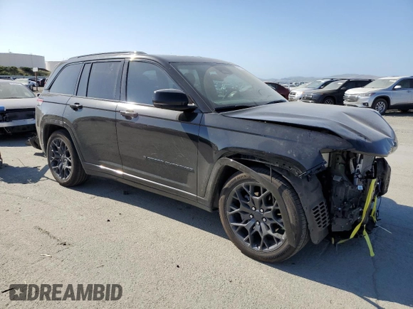 2023 Jeep Grand Cherokee Summit Reserve z VIN 1C4RJYE62PC652630, wystawiony jako Copart lot #55110525 z przebiegiem 21 186 mil mil oraz Szkoda całkowita • Salvage title. Historia ofert i sprzedaży dostępna na DreamBid. Obrazek 4.