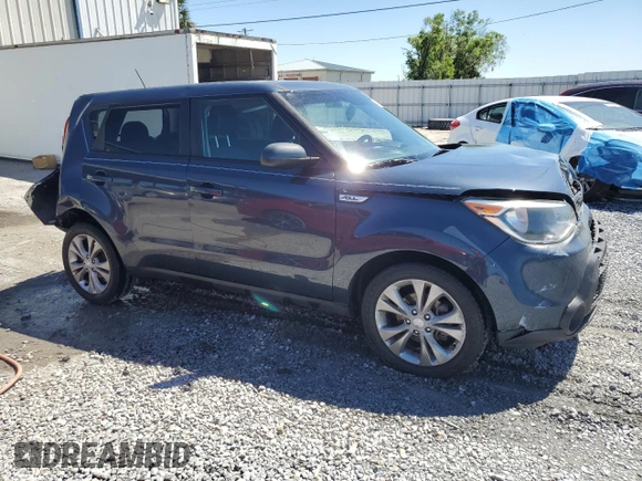 2015 Kia Soul + with VIN KNDJP3A52F7150784, listed as a Copart auction lot 49783605 with 142,420 mi miles and Salvage Title. Bid and sale history available at carsss.com. Image 4.