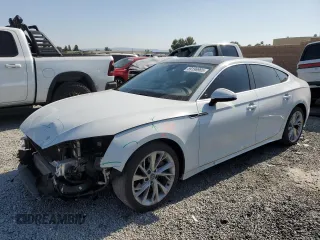 2020 Audi A5 Sportback Premium with VIN WAUANCF58LA004111, listed as a Copart auction lot 59196965 with 85,414 mi miles and Salvage title. Bid and sale history available at DreamBid. Image 1.