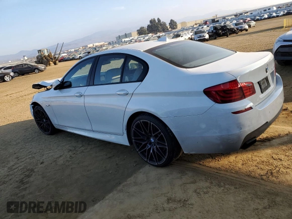 2012 BMW 5 Series 550i with VIN WBAFR9C57CDX79225, listed as a Copart auction lot 84459564 with Not Provided miles and Salvage Title. Bid and sale history available at carsss.com. Image 2.
