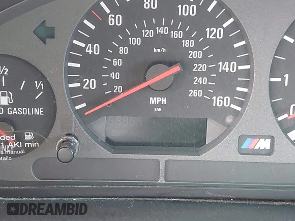 1998 BMW M3 with VIN WBSCD9329WEE07762, listed as a IAAI auction lot 42239221 with Not provided miles and . Bid and sale history available at DreamBid. Image 16.