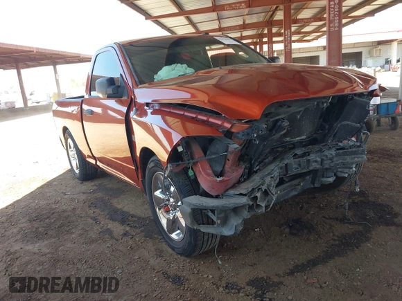 2013 Ram 1500 Express with VIN 3C6JR6AT8DG586557, listed as a IAAI auction lot 42478449 with 120,053 mi miles and . Bid and sale history available at DreamBid. Image 1.