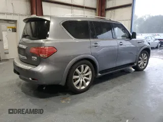 2016 Infiniti QX80 with VIN JN8AZ2NE8G9120469, listed as a Copart auction lot 73436594 with 216,678 mi miles and Salvage Title. Bid and sale history available at carsss.com. Image 3.