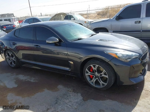 2018 Kia Stinger GT with VIN KNAE35LC4J6026807, listed as a IAAI auction lot 41354658 with 75,150 mi miles. Bid and sale history available at carsss.com. Image 13.