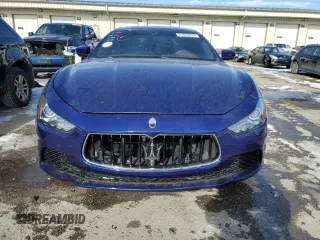 2017 Maserati Ghibli S Q4 with VIN ZAM57RTA5H1206653, listed as a Copart auction lot 81933013 with Not Provided miles. Bid and sale history available at carsss.com. Image 5.