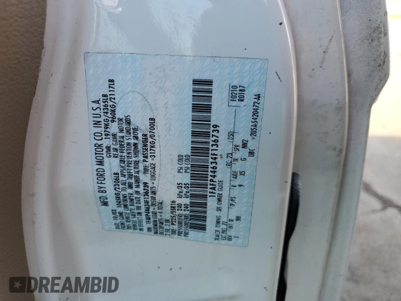 2004 Ford Mustang Deluxe with VIN 1FAFP44634F136739, listed as a Copart auction lot 44078925 with 105,591 mi miles and Salvage Title. Bid and sale history available at carsss.com. Image 12.