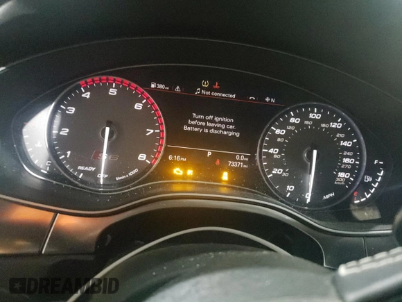2018 Audi S6 Premium Plus z VIN WAUFFAFC1JN036698, wystawiony jako Copart lot #47307695 z przebiegiem 73 371 mil mil oraz Szkoda całkowita • Salvage title. Historia ofert i sprzedaży dostępna na DreamBid. Obrazek 9.