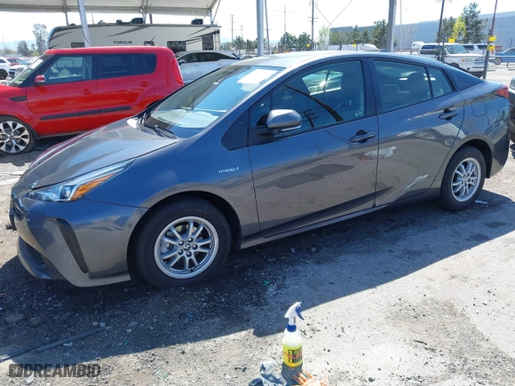 2022 Toyota Prius L Eco with VIN JTDKAMFU2N3172026, listed as a IAAI auction lot 41841090 with 49,011 mi miles. Bid and sale history available at carsss.com. Image 16.