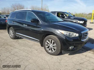 2015 Infiniti QX60 with VIN 5N1AL0MM8FC554107, listed as a Copart auction lot 54019335 with 116,968 mi miles and Clean Title. Bid and sale history available at carsss.com. Image 4.