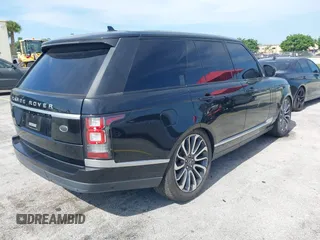 2016 Land Rover Range Rover Supercharged with VIN SALGS2EF6GA301144, listed as a IAAI auction lot 42686146 with 97,141 mi miles and . Bid and sale history available at DreamBid. Image 4.