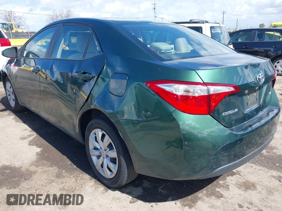2015 Toyota Corolla L z VIN 5YFBURHE1FP331590, wystawiony jako IAAI lot #41827268 z przebiegiem 82 457 mil mil oraz . Historia ofert i sprzedaży dostępna na DreamBid. Obrazek 3.