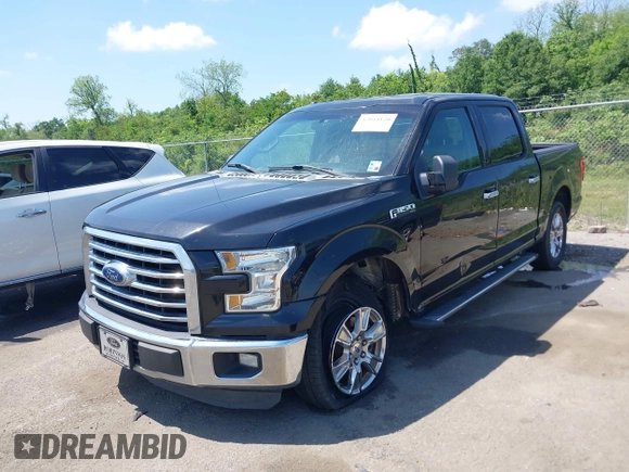 2015 Ford F-150 XL with VIN 1FTEW1CFXFFA37573, listed as a IAAI auction lot 42054120 with 125,822 mi miles. Bid and sale history available at carsss.com. Image 2.