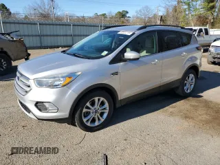 2018 Ford Escape SE with VIN 1FMCU0G90JUC13607, listed as a Copart auction lot 46534215 with 131,633 mi miles and Salvage Title. Bid and sale history available at carsss.com. Image 1.
