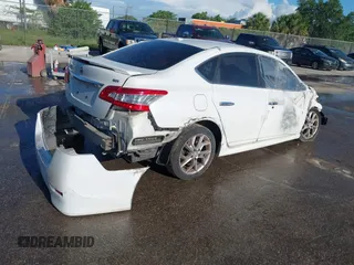 2015 Nissan Sentra SR with VIN 3N1AB7AP0FY305244, listed as a IAAI auction lot 38708504 with Not Provided miles and . Bid and sale history available at DreamBid. Image 4.