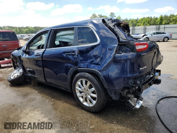 2016 Jeep Cherokee Limited z VIN 1C4PJMDS0GW255625, wystawiony jako Copart lot #55660014 z przebiegiem 86 601 mil mil oraz Nie do naprawy • Non repairable. Historia ofert i sprzedaży dostępna na DreamBid. Obrazek 2.