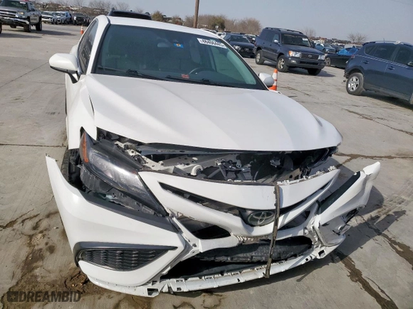 2021 Toyota Camry SE Nightshade with VIN 4T1G11AK4MU542052, listed as a Copart auction lot 48406445 with 0 mi miles and Salvage Title. Bid and sale history available at carsss.com. Image 5.