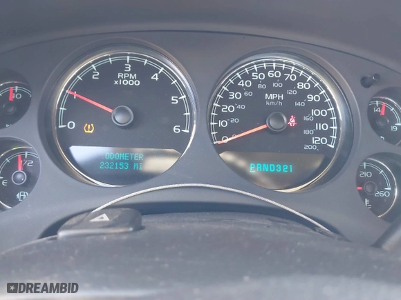 2008 Chevrolet Silverado 1500 LTZ with VIN 3GCEK13J68G265717, listed as a IAAI auction lot 41406840 with 232,153 mi miles. Bid and sale history available at carsss.com. Image 7.