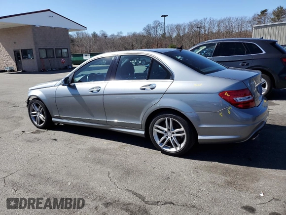 2014 Mercedes-Benz C 300 Sport with VIN WDDGF8AB4EG202033, listed as a Copart auction lot 49781945 with 126,386 mi miles and Salvage Title. Bid and sale history available at DreamBid. Image 2.