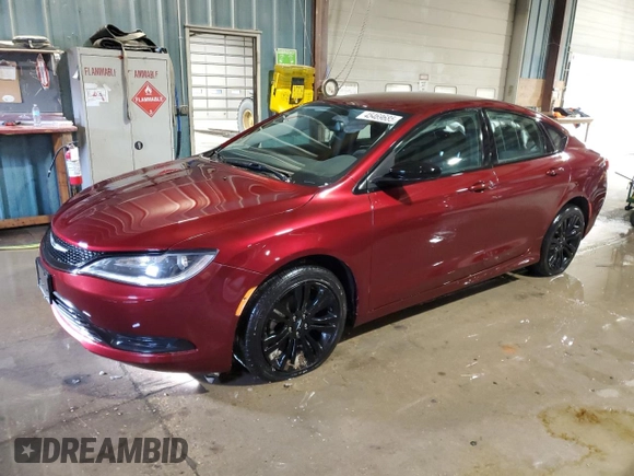 2017 Chrysler 200 Touring with VIN 1C3CCCFB1HN509290, listed as a Copart auction lot 45469685 with 128,941 mi miles and Salvage Title. Bid and sale history available at carsss.com. Image 1.