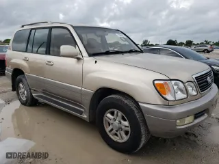 2000 Lexus LX 470 with VIN JT6HT00W5Y0080039, listed as a Copart auction lot 75300064 with 186,828 mi miles and Clean Title. Bid and sale history available at carsss.com. Image 4.