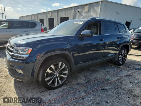 2018 Volkswagen Atlas SE with VIN 1V2DR2CA8JC509601, listed as a Copart auction lot 63747935 with 176,406 mi miles and Salvage title. Bid and sale history available at DreamBid. Image 1.
