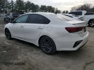 2020 Kia Forte GT-Line with VIN 3KPF34AD9LE200252, listed as a Copart auction lot 42927995 with 56,340 mi miles and Salvage Title. Bid and sale history available at carsss.com. Image 2.