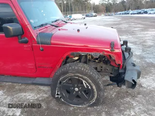 2014 Jeep Wrangler Sport with VIN 1C4AJWAG9EL295931, listed as a IAAI auction lot 41362815 with 104,881 mi miles and . Bid and sale history available at carsss.com. Image 6.
