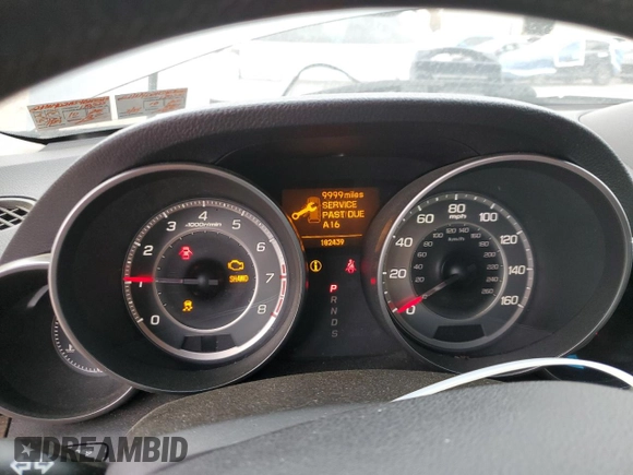 2011 Acura MDX Advance with VIN 2HNYD2H54BH550121, listed as a Copart auction lot 53940725 with 182,439 mi miles and Salvage title. Bid and sale history available at DreamBid. Image 9.