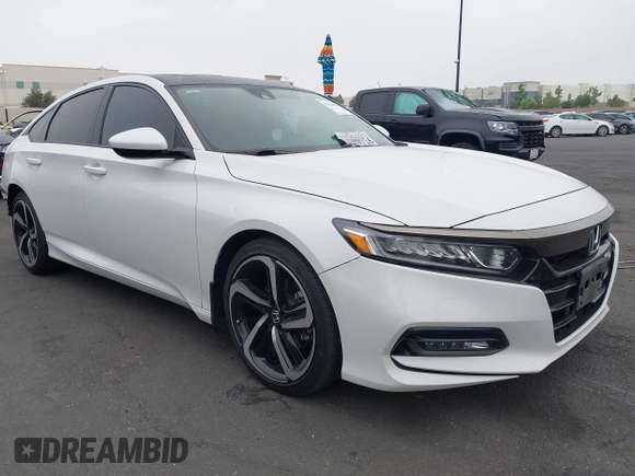 2019 Honda Accord Sport with VIN 1HGCV2F38KA001391, listed as a IAAI auction lot 42544629 with 39,663 mi miles and . Bid and sale history available at DreamBid. Image 1.