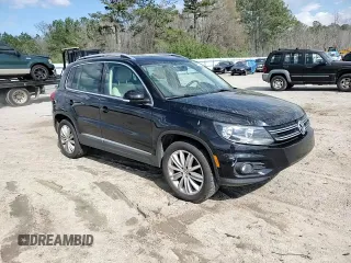 2012 Volkswagen Tiguan SE with VIN WVGAV7AX1CW610349, listed as a Copart auction lot 49250985 with 139,718 mi miles and Salvage Title. Bid and sale history available at DreamBid. Image 12.