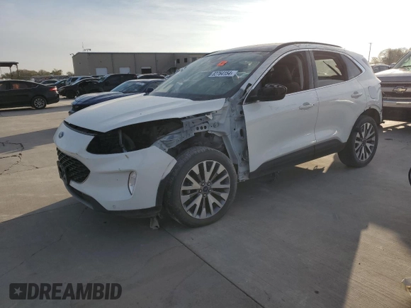 2022 Ford Escape Titanium with VIN 1FMCU9J91NUB93886, listed as a Copart auction lot 82764154 with Not provided miles and Clean title. Bid and sale history available at DreamBid. Image 1.