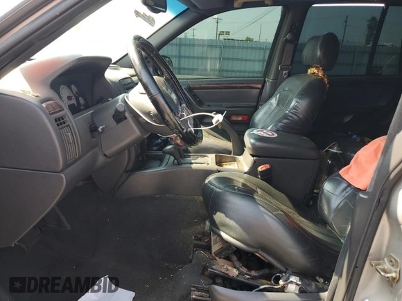 2001 Jeep Grand Cherokee Limited with VIN 1J4GW58N11C721108, listed as a Copart auction lot 60176915 with 257,907 mi miles and Salvage title. Bid and sale history available at DreamBid. Image 7.