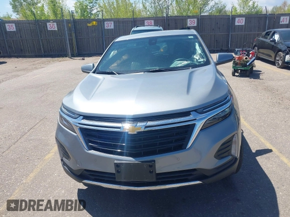 2024 Chevrolet Equinox LT with VIN 3GNAXUEG0RS182986, listed as a IAAI auction lot 42151718 with Not Provided miles and . Bid and sale history available at DreamBid. Image 12.