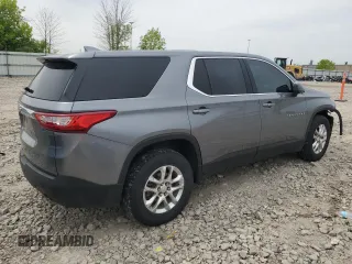 2020 Chevrolet Traverse LS with VIN 1GNEVFKW3LJ231556, listed as a Copart auction lot 58529715 with 97,841 mi miles and Salvage title. Bid and sale history available at DreamBid. Image 3.