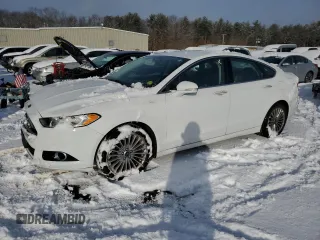 2014 Ford Fusion Titanium with VIN 3FA6P0K94ER277040, listed as a Copart auction lot 88780385 with 131,545 mi miles and Salvage Title. Bid and sale history available at DreamBid. Image 1.