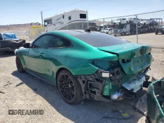 2022 BMW M4 Competition with VIN WBS33AZ00NCH99373, listed as a Copart auction lot 53311544 with 22,471 mi miles and Salvage Title. Bid and sale history available at carsss.com. Image 2.