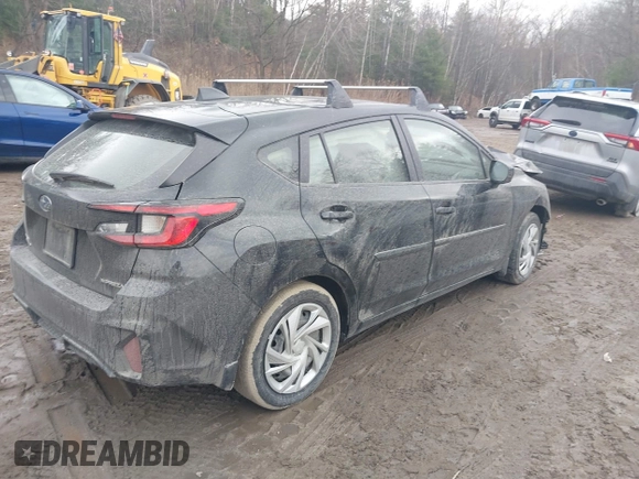 2024 Subaru Impreza with VIN JF1GUABC9R8322785, listed as a IAAI auction lot 41897539 with 24,256 mi miles and . Bid and sale history available at DreamBid. Image 4.