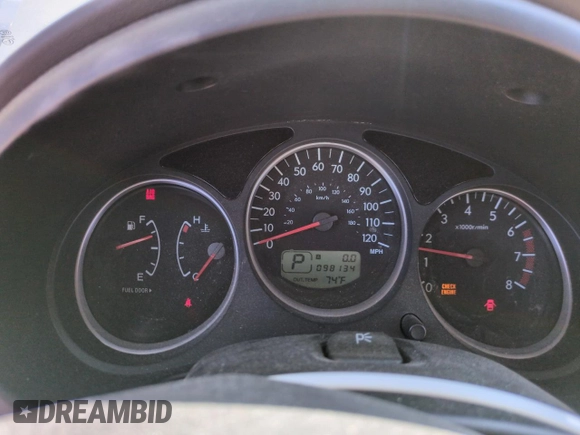 2005 Subaru Forester XS with VIN JF1SG65635H714028, listed as a Copart auction lot 58395405 with 98,134 mi miles and Salvage title. Bid and sale history available at DreamBid. Image 9.