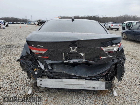2018 Honda Accord EX with VIN 1HGCV1F42JA260038, listed as a Copart auction lot 44267305 with 59,176 mi miles and Salvage Title. Bid and sale history available at DreamBid. Image 6.