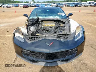 2016 Chevrolet Corvette Z06 1LZ with VIN 1G1YP2D60G5612360, listed as a Copart auction lot 59606855 with 88,050 mi miles and Salvage title. Bid and sale history available at DreamBid. Image 5.